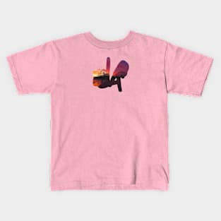 Medium LA Hands, Santa Monica Kids T-Shirt